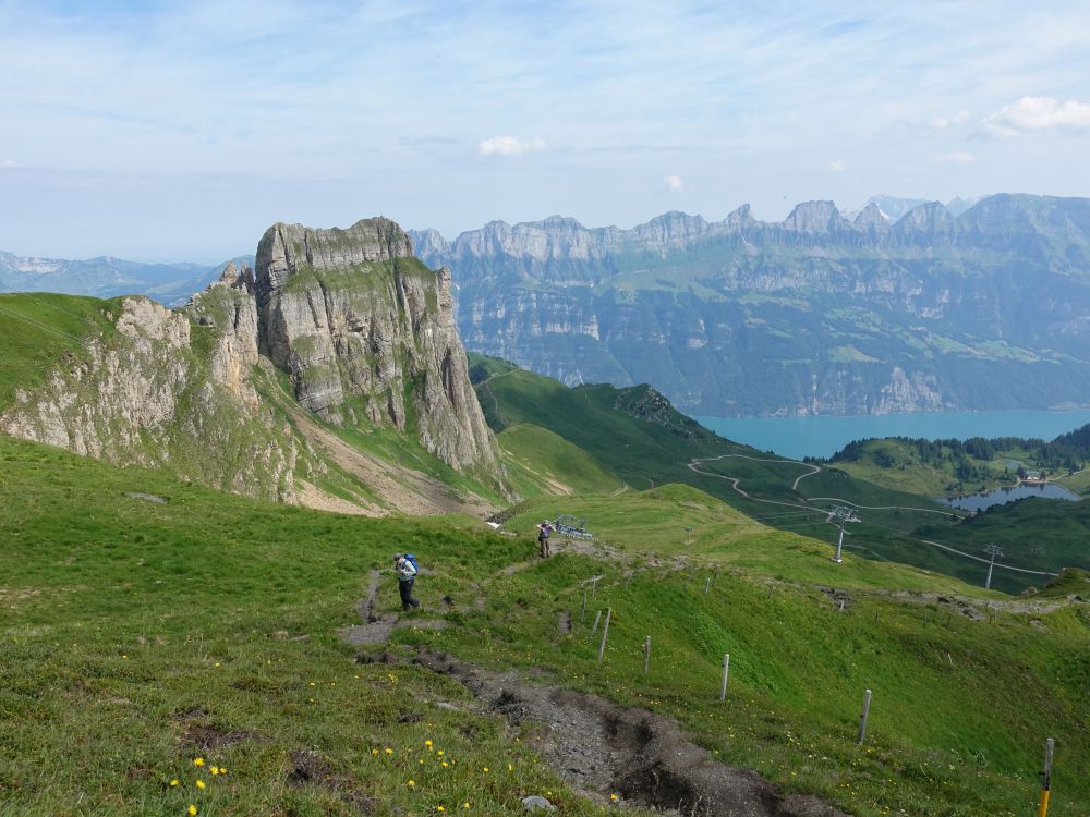 Sächsmoor, Churfirsten und Walensee