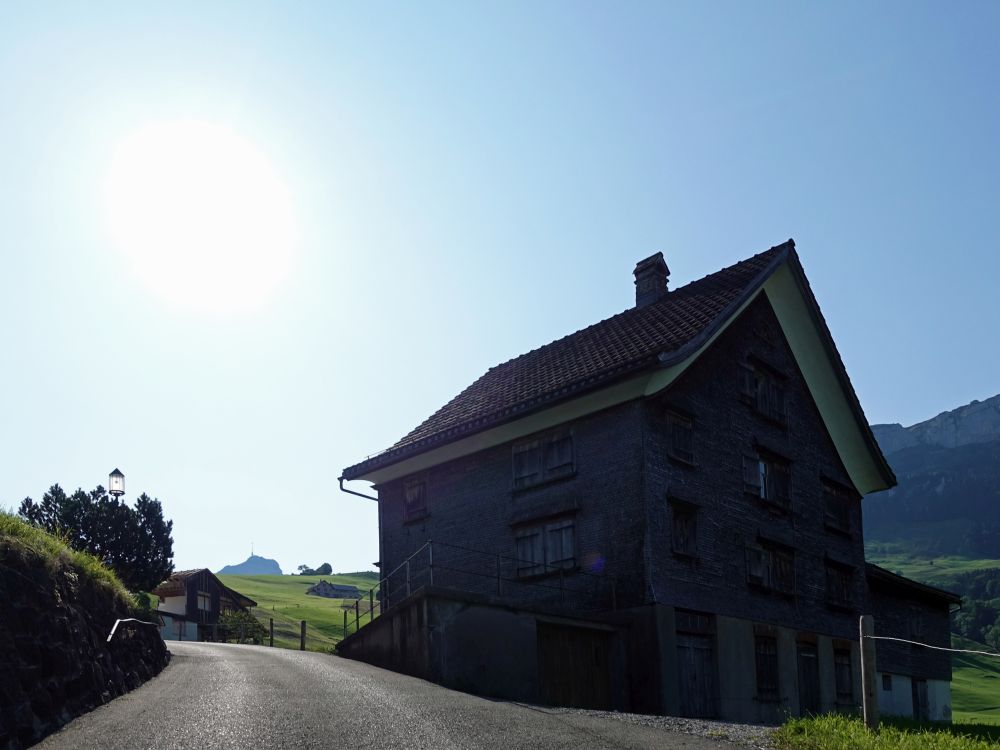 Hoher Kasten im Gegenlicht