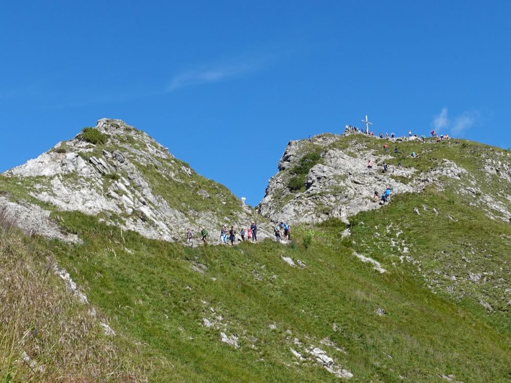 Kanzelwandgipfel und Kanzelwandscharte
