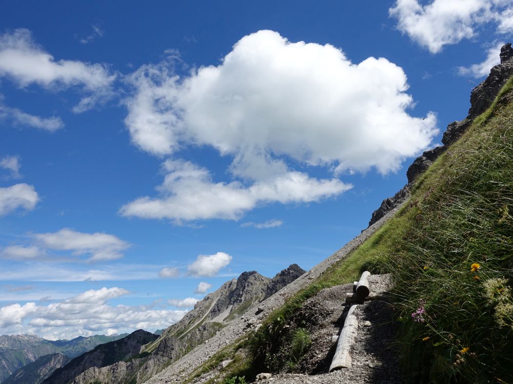 Pfad und Wolke