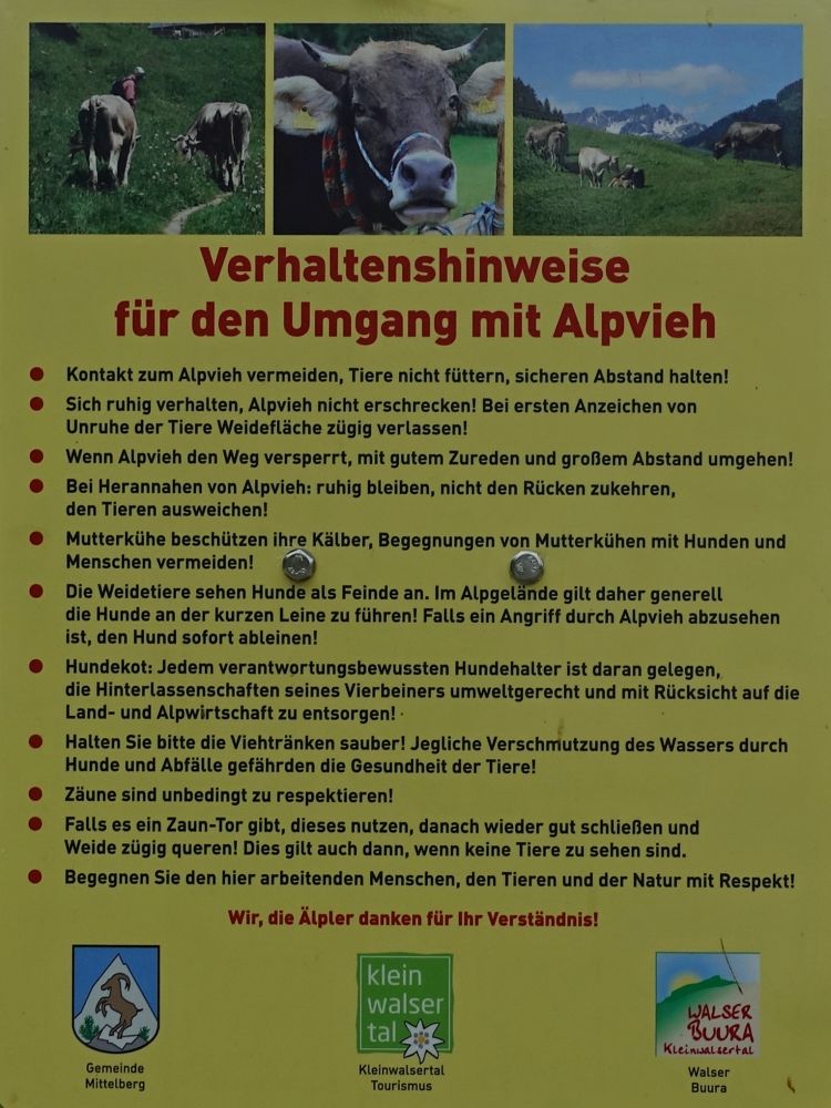 Verhaltenshinweise