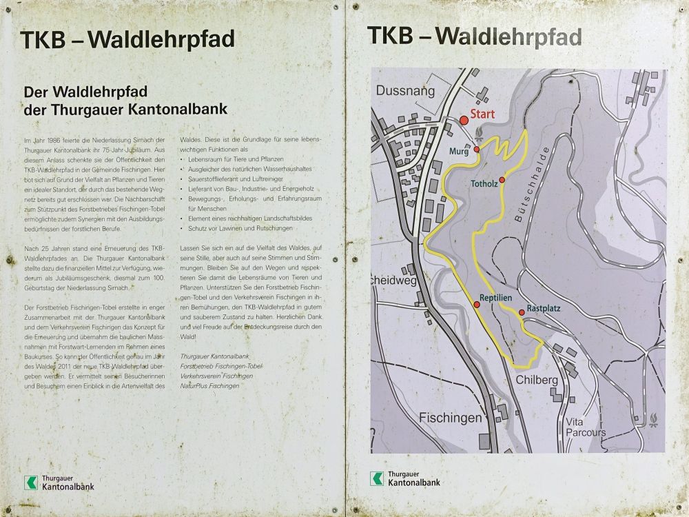 Tafel Waldlehrpfad