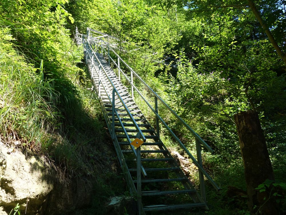 Eisensteg am Aabach-Wasserfall