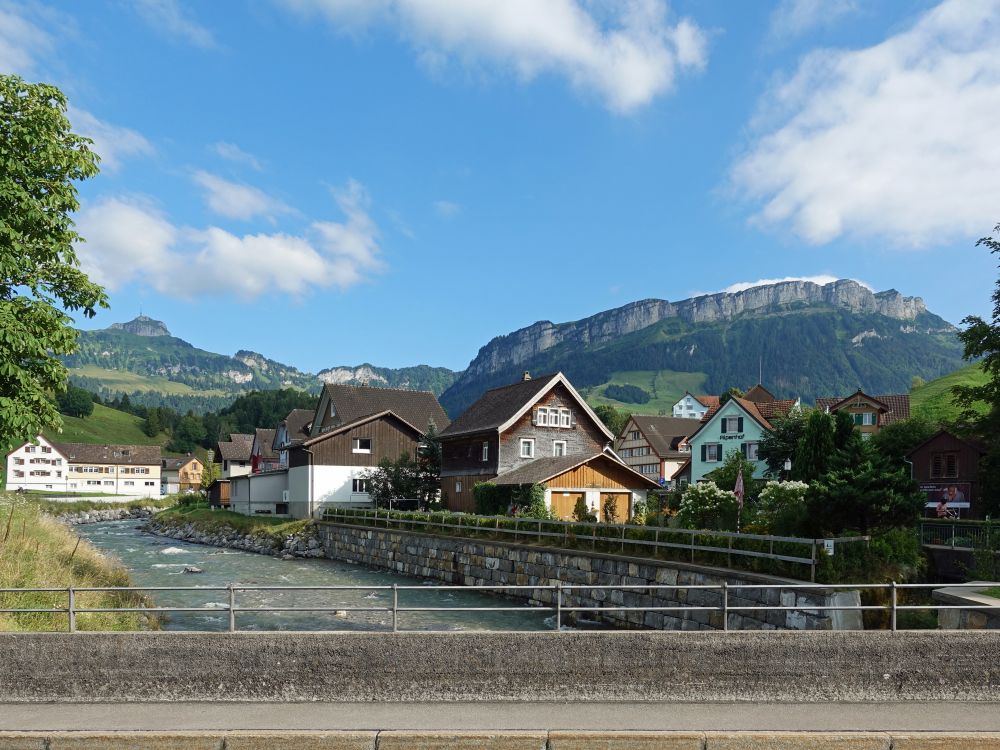 Weissbad mit Fähnerenspitz und Zahme Gocht