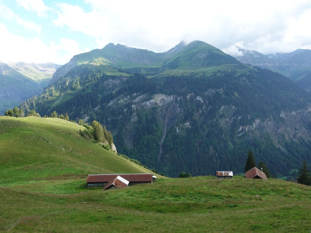 Untergalans und Blick zur Alp Valtnov