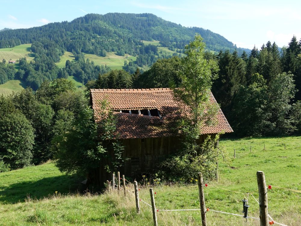 undichtes Scheunendach