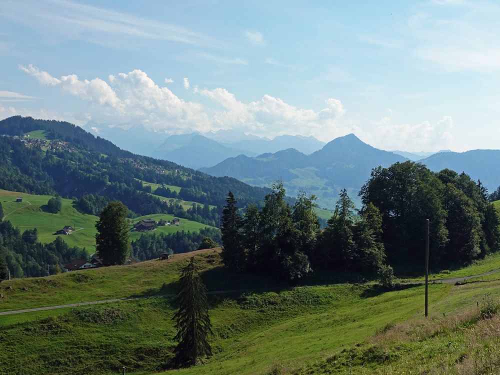 Mostelberg (li) und Rigi-Hochflue