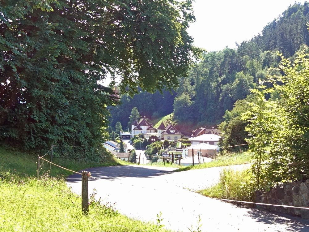 Häuser am Schölossberg über Zuckenried