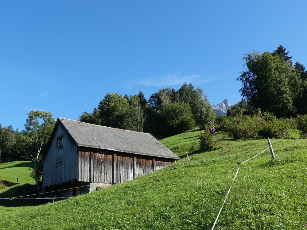 Scheune und Mürtschenstock