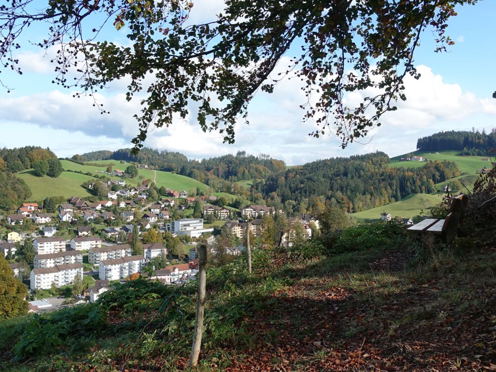 Sitzbank über Herisau