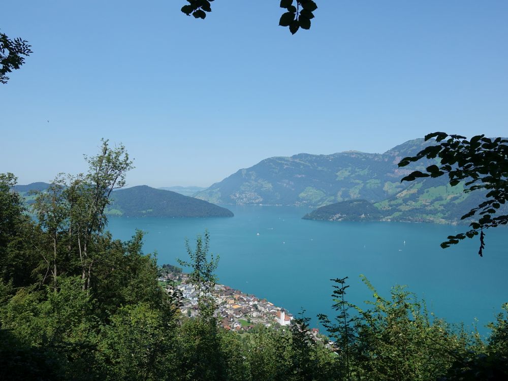 Beckenried, Vierwaldstättersee und Rigi