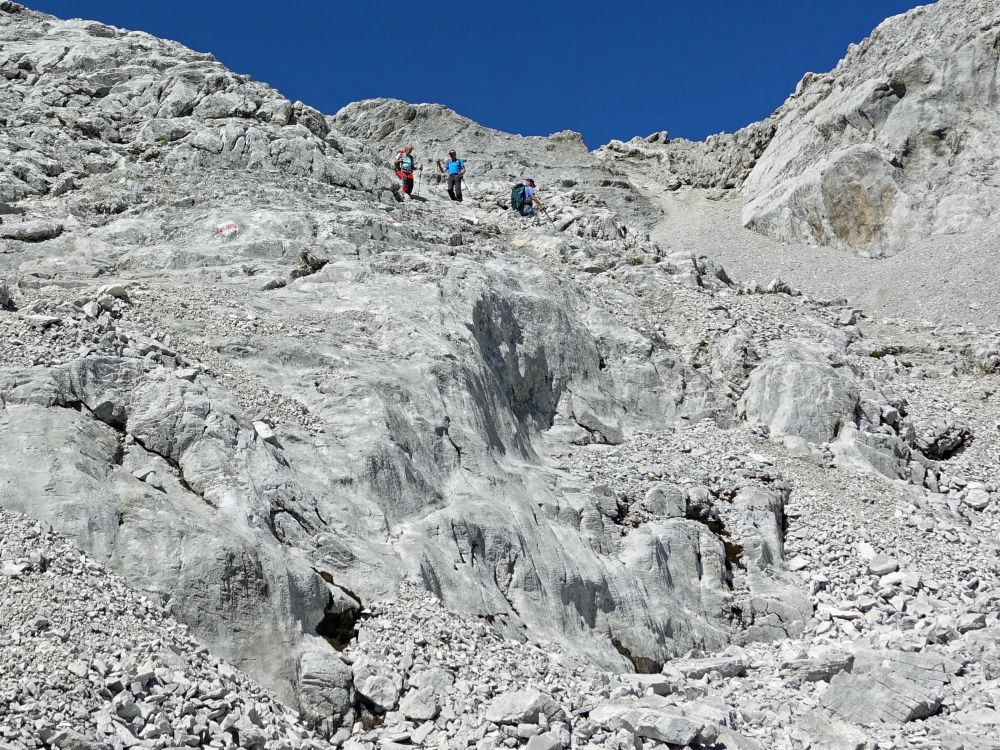 Kraxelstelle im Gemschtobel