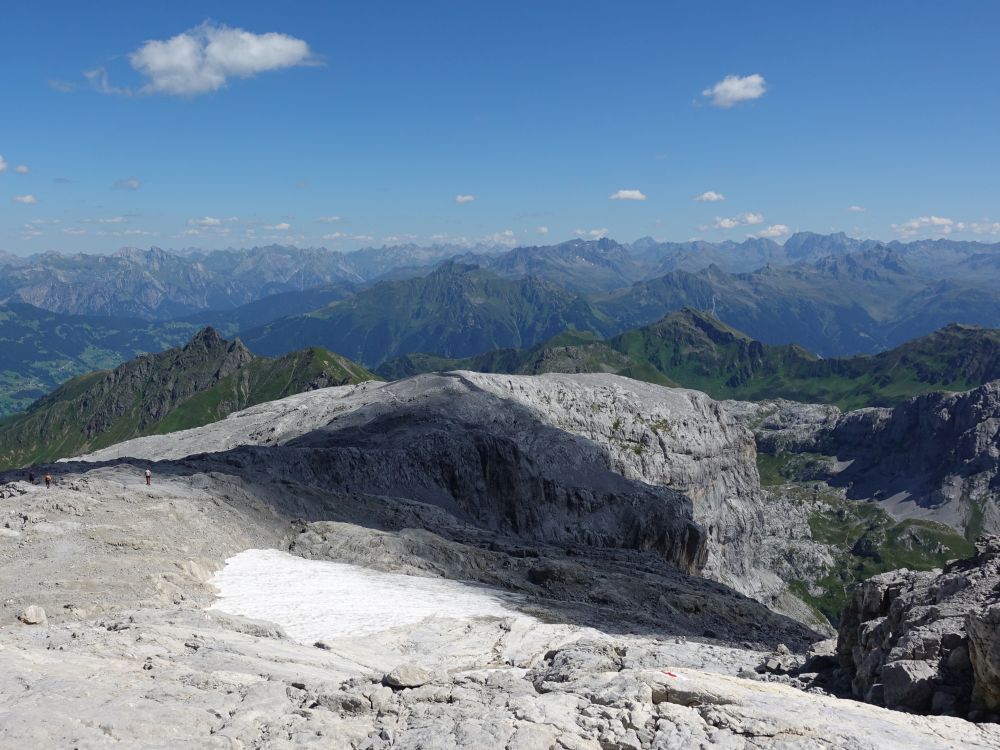 Karrenfelder unter der Sulzfluh