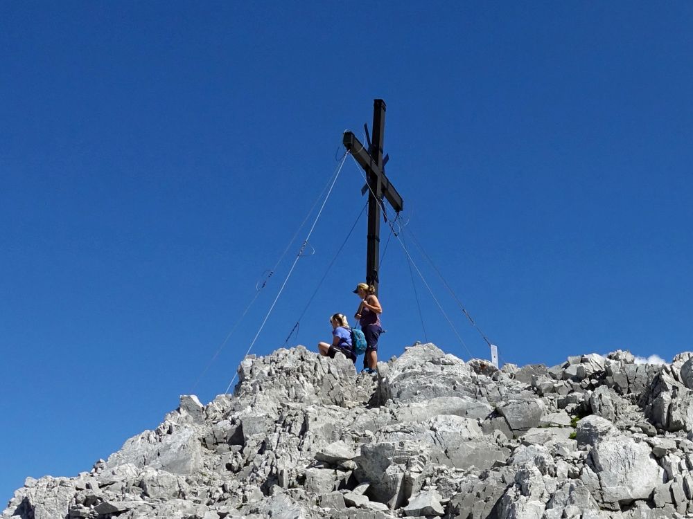 Gipfelkreuz auf der Sulzfluh