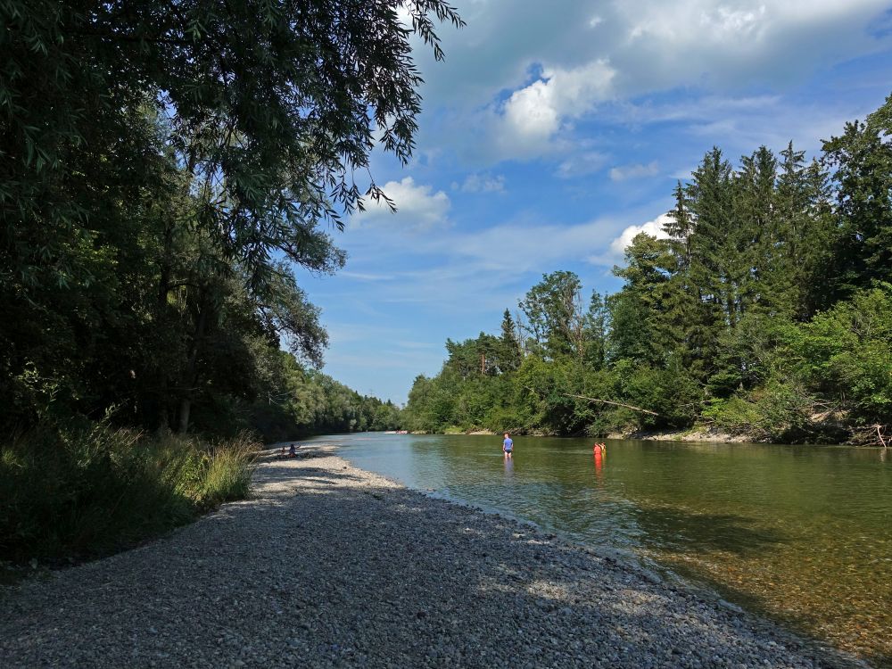 Abkühlung in der Thur