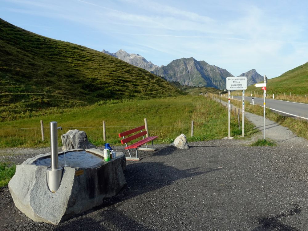 Brunnen am Hochtannbergpass