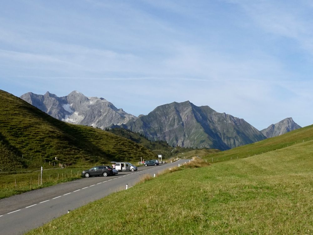 Hochtannbergpass mit Braunarlspitze und Hochberg