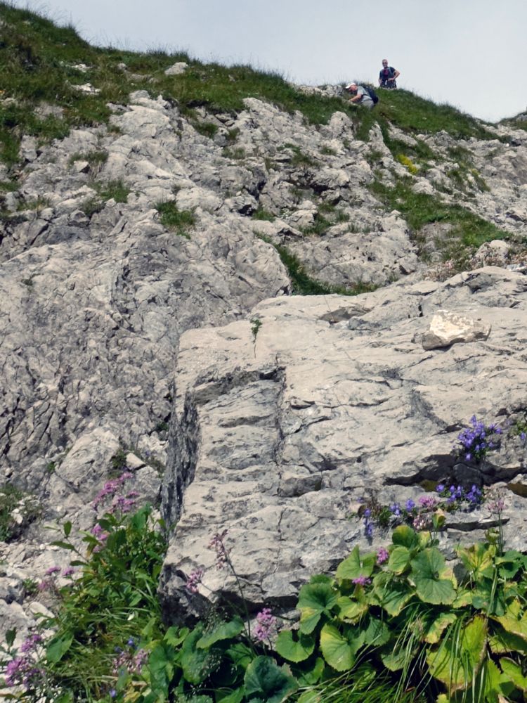 Kraxeln in der Südschlucht