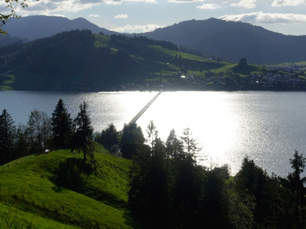 Sihlsee mit Willerzeller Viadukt