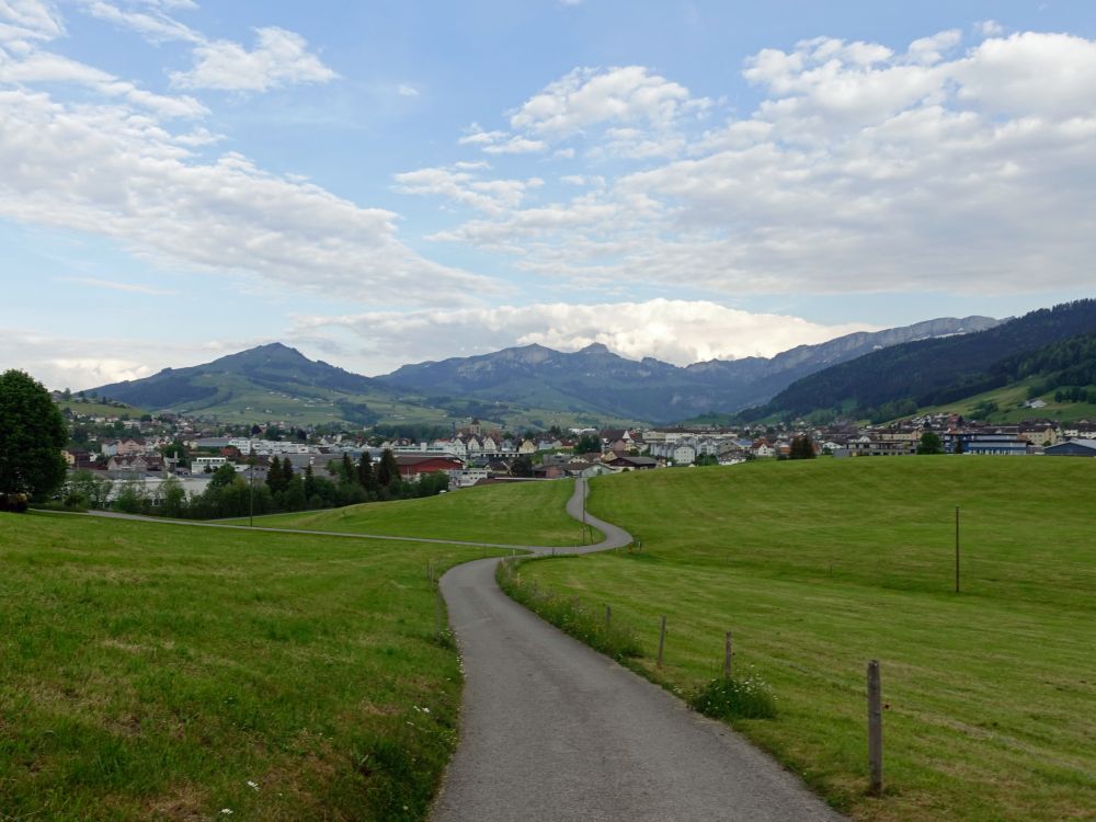 Appenzell mit Fähnerenspitz und Hoher Kasten