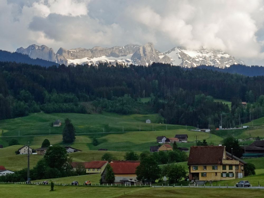 Säntis in Wolken