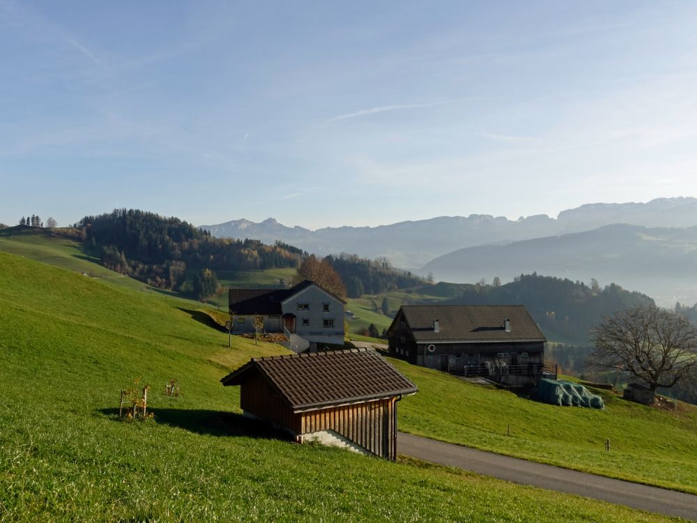 Blick Richtung Kamor und Hoher Kasten