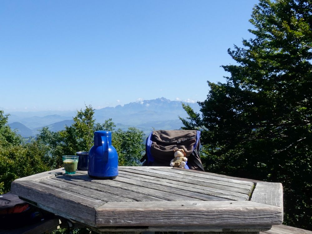 Kaffeepause mit Säntisblick