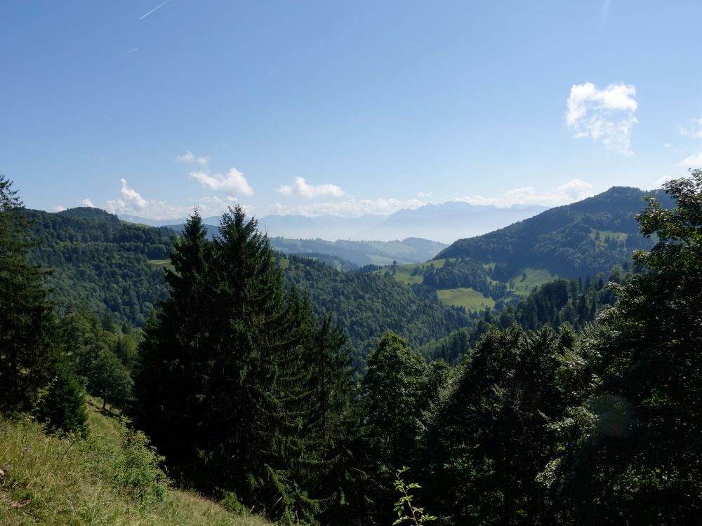 Glarner Alpen im Dunst