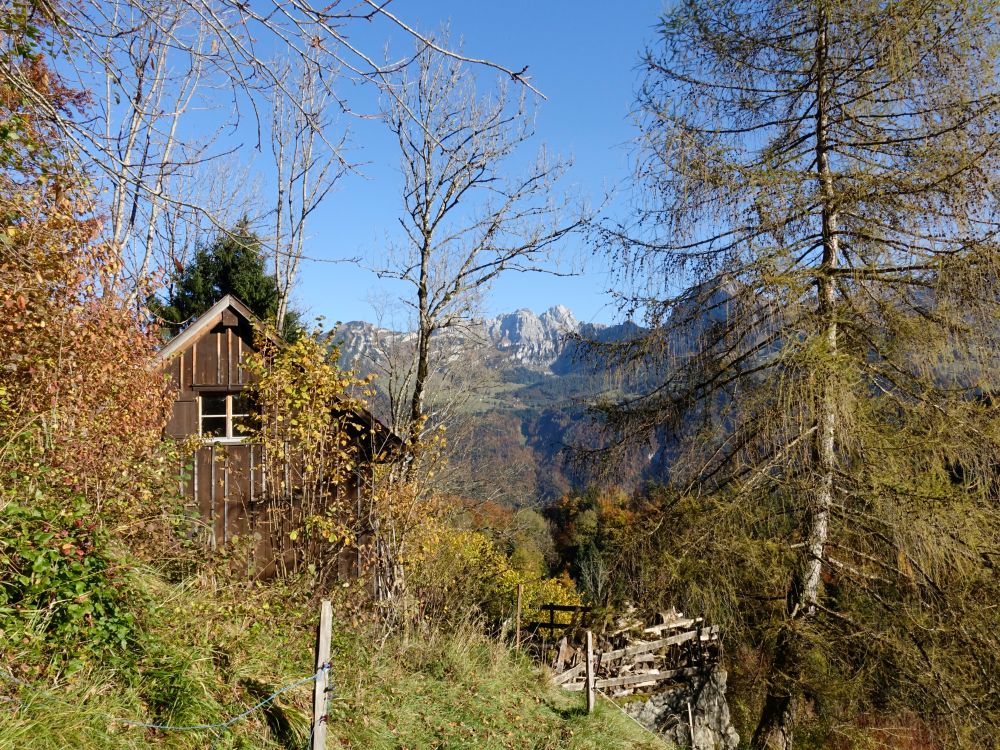 Hütte bei Bränden
