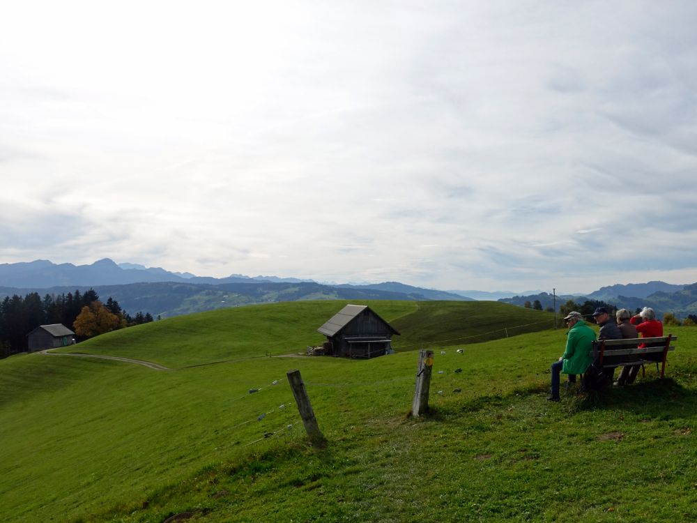 Sitzbank mit Blick zum Speer