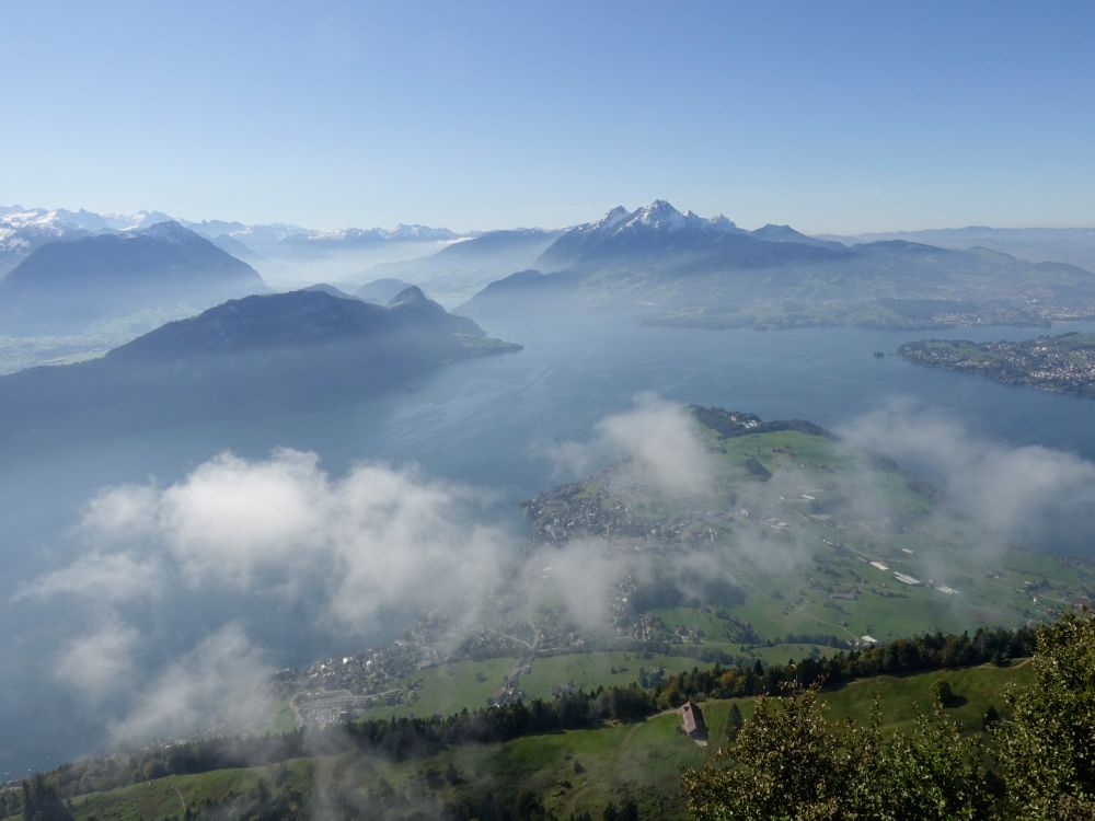 Stanserhorn, Bürgenstock, Pilatus und Vierwaldstättersee