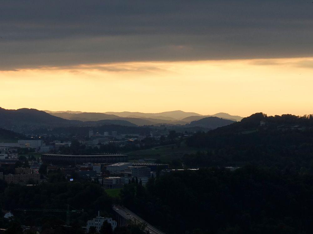 Berge in Abendstimmung