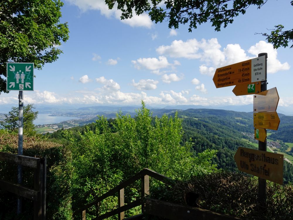 Abstieg von Uetliberg Kulm