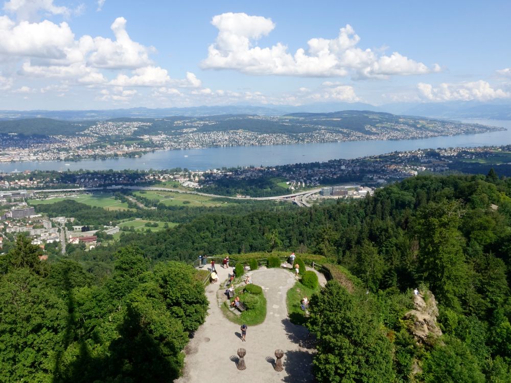 Zurüchsee und Aussichtsplattform