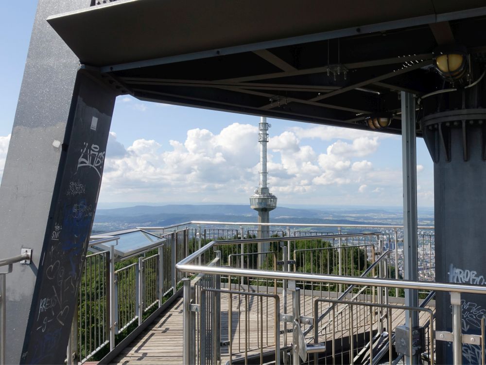 Blick zum Fernsehturm