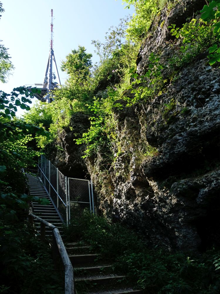 Treppe und Aussichtsturm