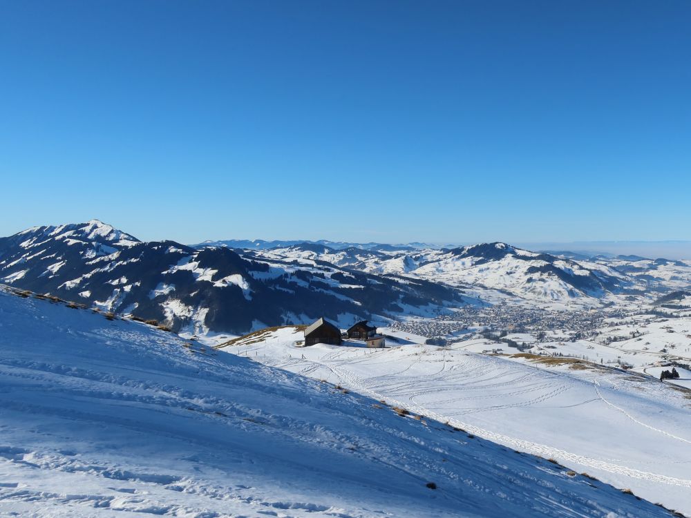 Heubüel mit Kronberg, Hundwiler Höhe und Appenzell