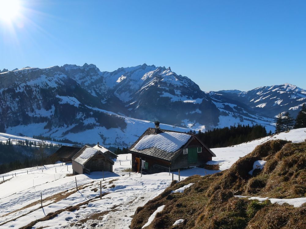 Gross Sütteren mit Säntis und Kronberg