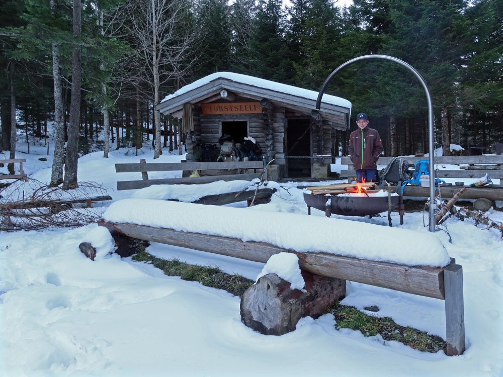 Hütte am Forstseeli