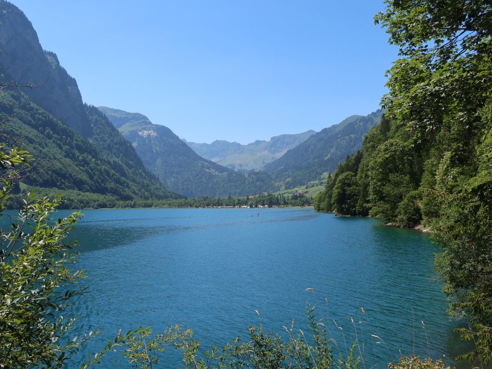 Blick ins Klöntal Richtung Vorauen