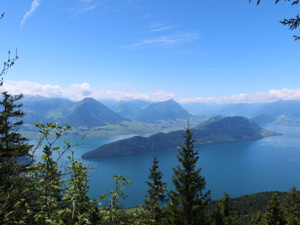 Vierwaldstättersee, Buochserhorn, Stanserhorn, Bürgenstock