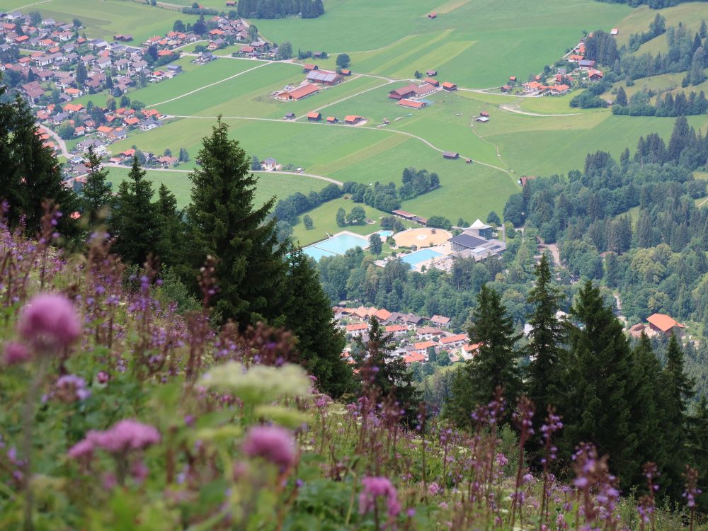 Blick zum Bad Wellenberg