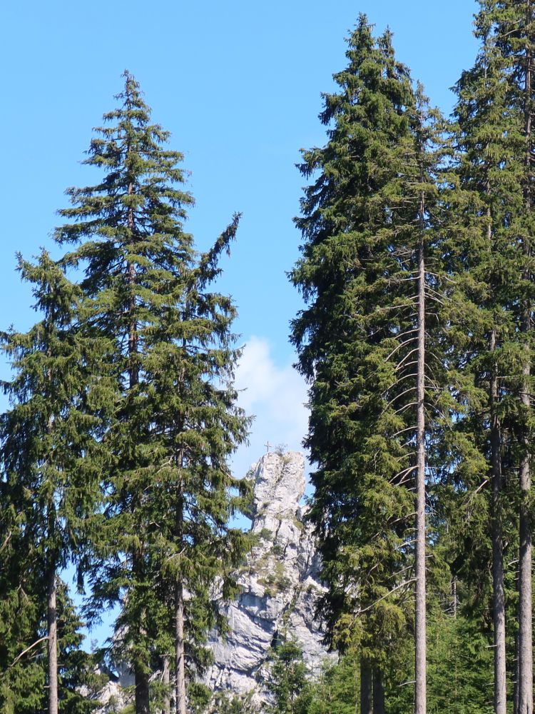 Felsnadel mit Kreuz