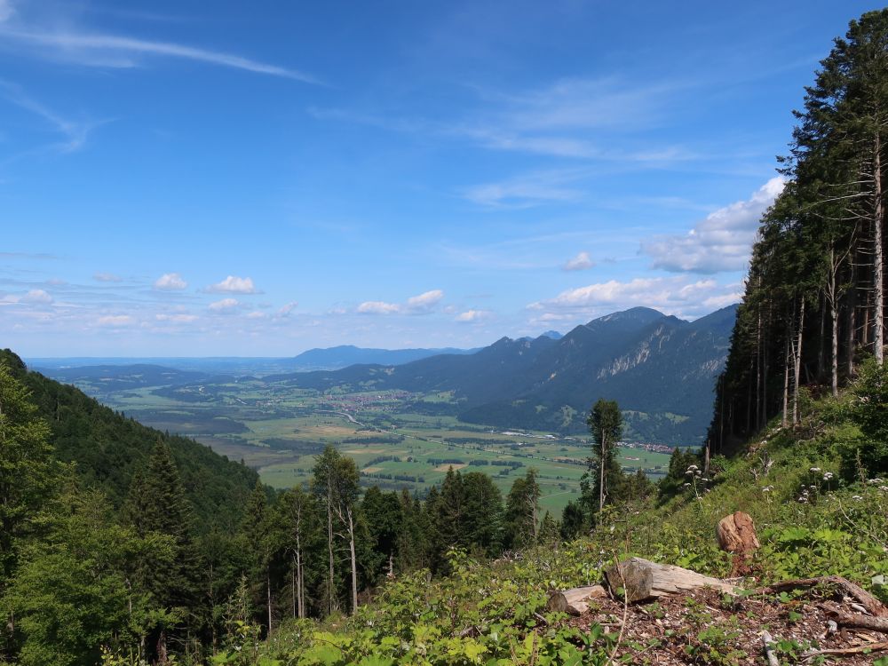 Blick Richtung Ohlstadt