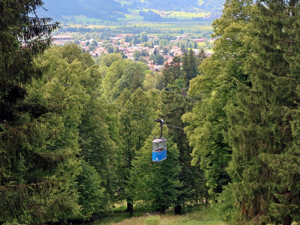 Kabine der Laber-Bergbahn