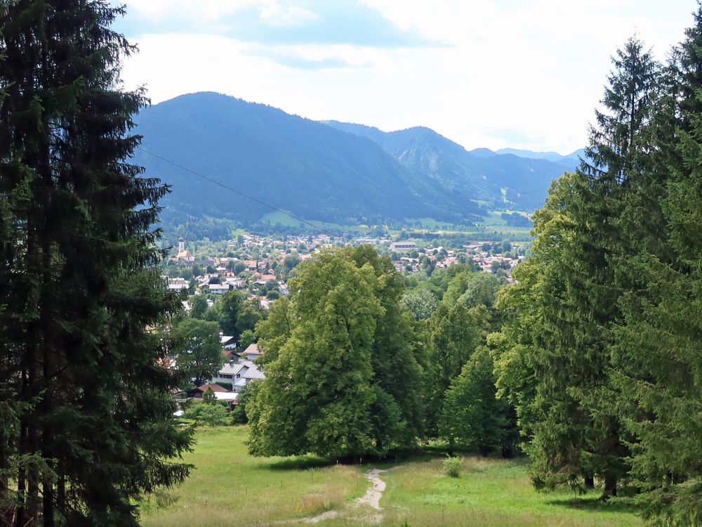 Blick auf Oberammergau