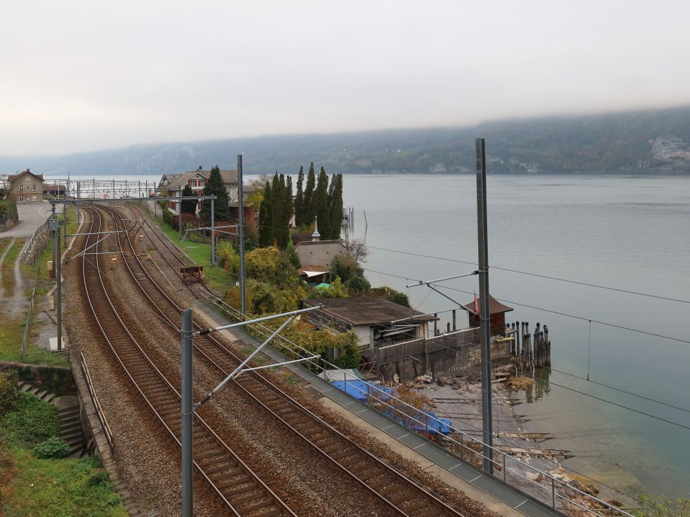 Bahngleise bei Mühlehorn