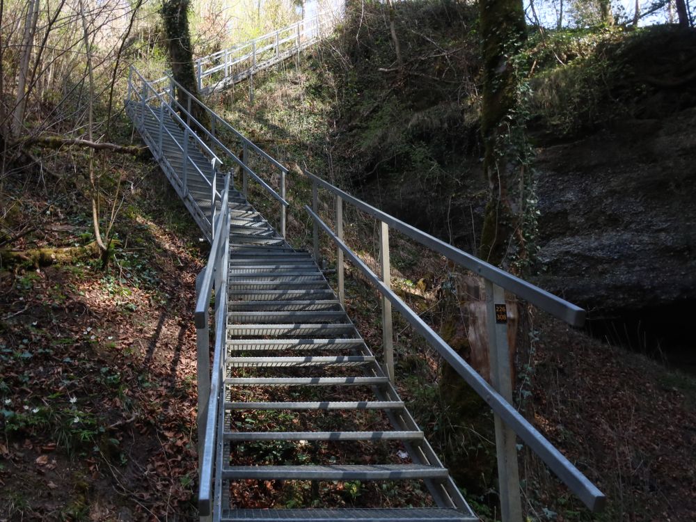 Treppe am Giessen Bäntal