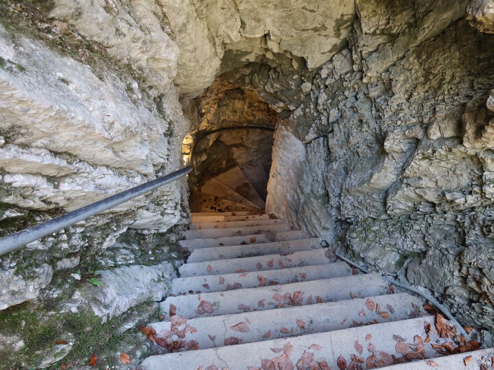 Tunnel bei Thurwasserfälle