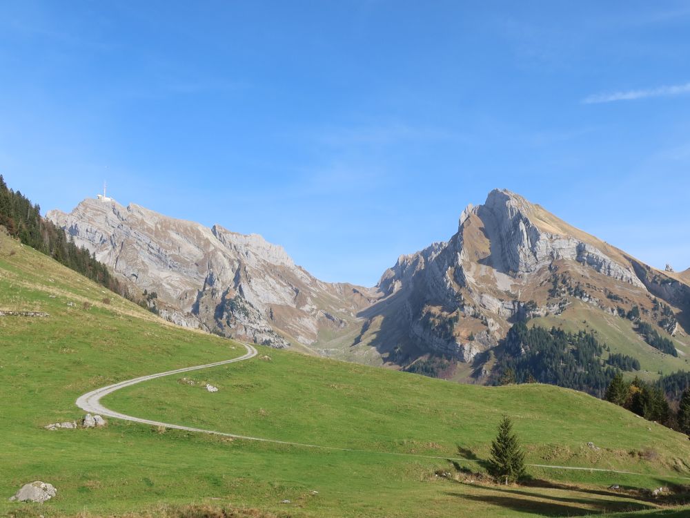 Blick zum Rotsteinpass